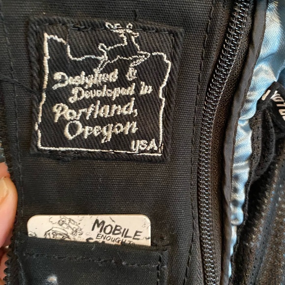 ICON Black and tan Motorcycle Jacket women’s small - Picture 4 of 16